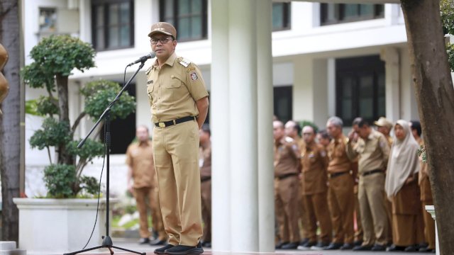 Pimpin Apel Pagi di Akhir Tahun, Danny Pomanto: Mari Songsong 2025 Demi Pemerintahan yang Lebih Baik