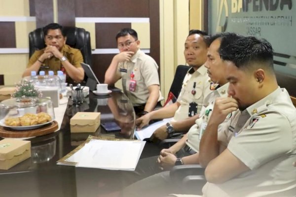 Bapenda Makassar Gelar Rapat Monev Triwulan III Tahun Anggaran 2024