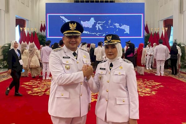 Munafri Arifuddin dan Aliyah Mustika Ilham Dilantik, Siap Persembahkan Layanan Terbaik untuk Makassar