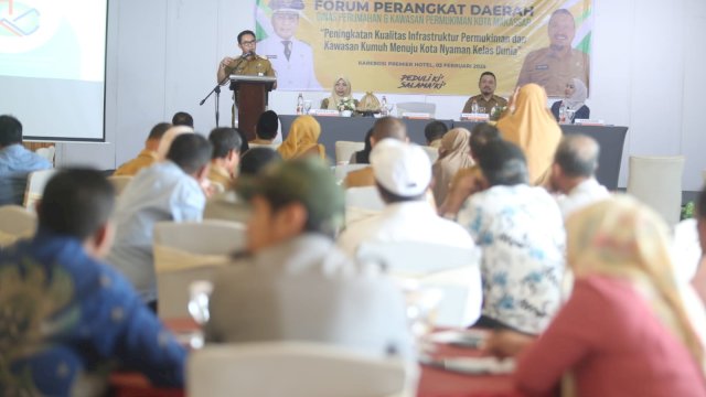 Forum SKPD Dinas Perumahan dan Kawasan Permukiman Kota Makassar, Pj Sekda Makassar Tekankan Perencanaan Berdasarkan Data Akurat