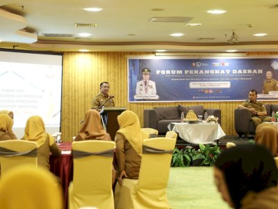 Buka Forum Perangkat Daerah Dinas Pengendalian Penduduk dan Keluarga Berencana, Muh. Yasir Tekankan Pentingnya Ketahanan Keluarga