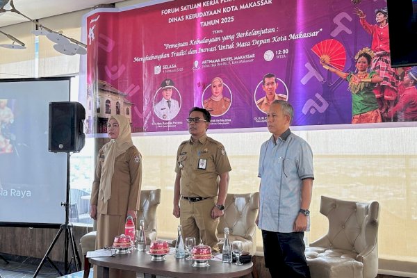 Pj Sekda Makassar Buka Forum Perangkat Daerah Dinas Kebudayaan, Bahas Pemajuan Budaya Berkelanjutan