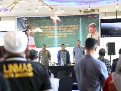Buka Forum Koordinasi dan Sinkronisasi Satpol PP Kota Makassar, Muh. Yasir Tekankan Optimalisasi Penegakan Perda