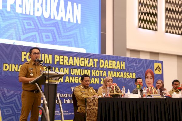 Buka Forum Perangkat Daerah Dinas Pekerjaan Umum Makassar, Irwan Rusfiady Tekankan Infrastruktur Berkelanjutan