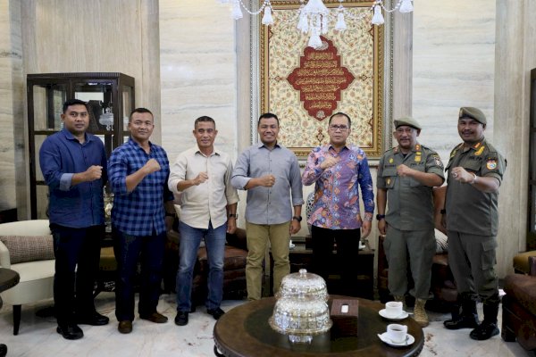 Terima Kunjungan Kehormatan Yonmarhanlan VI Makassar, Danny : Terimakasih Atas Dukungan Sinergitas