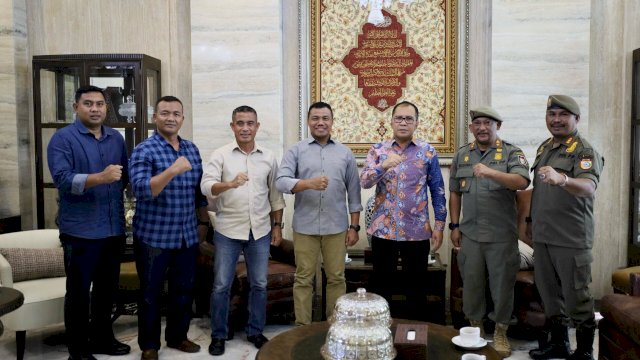 Terima Kunjungan Kehormatan Yonmarhanlan VI Makassar, Danny : Terimakasih Atas Dukungan Sinergitas