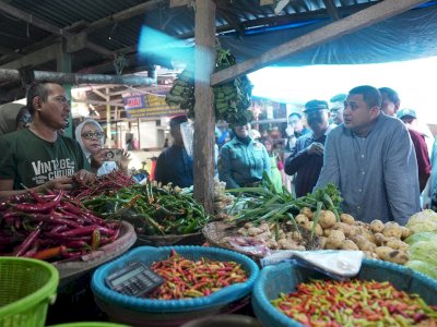 Kunjungi Dua Pasar Tradisonal Makassar, Appi Rencanakan Pembenahan dengan Sistem Hanggar