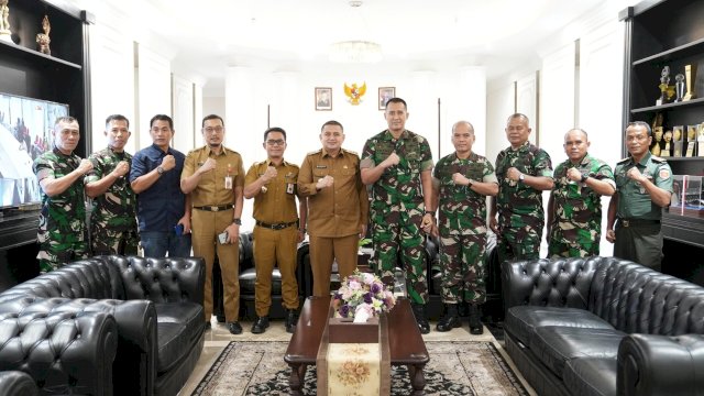 Wali Kota Makassar Bahas Kerja Sama Keamanan dengan Kodim 1408