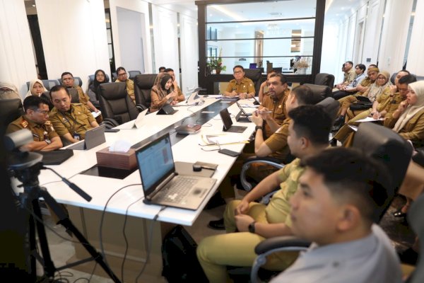 Rakor Bersama KPK, Pj Sekda Irwan Adnan Komitmen Pemkot Makassar Dalam Pengelolaan APBD dan Pengadaan Barjas