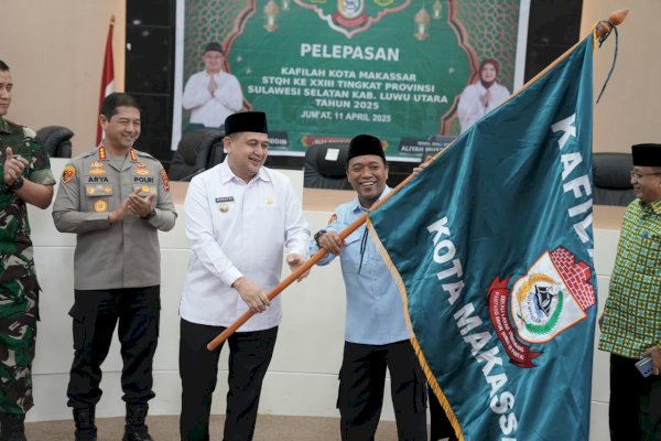 Lepas Kafilah STQH 2025, Wali Kota Munafri Harap Raih Juara