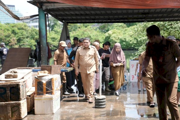 Wali Kota Makassar Munafri Arifuddin Sidak Pelelangan Ikan Rajawali