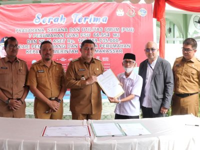 Tujuh Perumahan di Makassar Serahkan PSU, Munafri : Komitmen Pemkot Ciptakan RTH