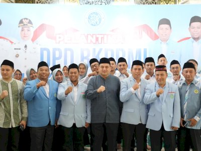 Lantik DPD BKPRMI, Munafri Minta Perkuat Peran Masjid Bina Generasi Muda